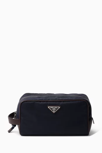 Speedrock Pouch in Re-Nylon & Leather