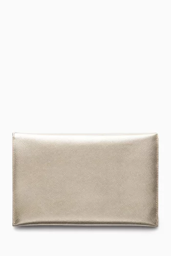 Envelope Clutch in Saffiano Leather