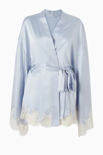 Silk Lace Robe