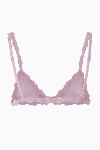 حمالة صدر بقصة مثلثة دانتيل مطاطي