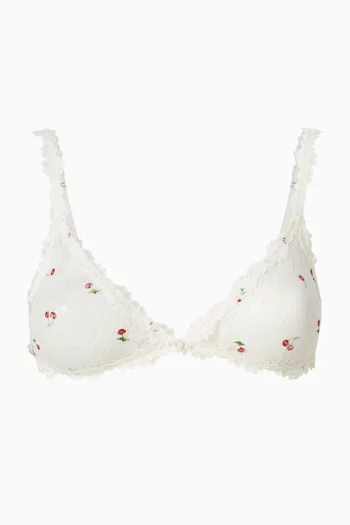 Stretch Lace Triangle Bralette