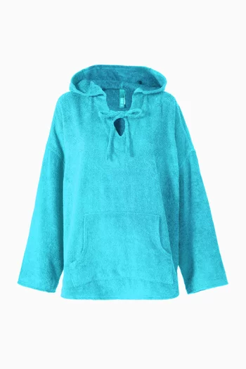 Terry Cover-Ups Oversized Hoodie