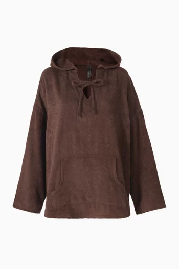 Terry Cover-Ups Oversized Hoodie