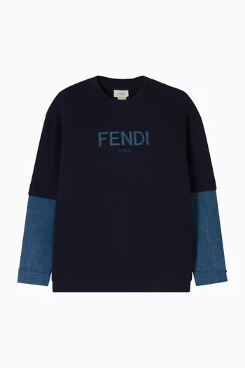 Logo Sweatshirt in Cotton