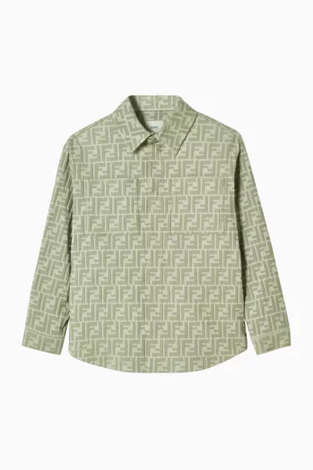 All-over Logo-print Jacket