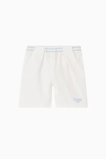 Logo Shorts in Cotton