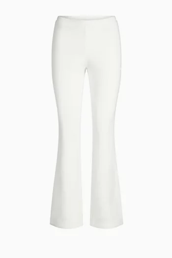 بنطال بقصة ضيقة صوف قطني