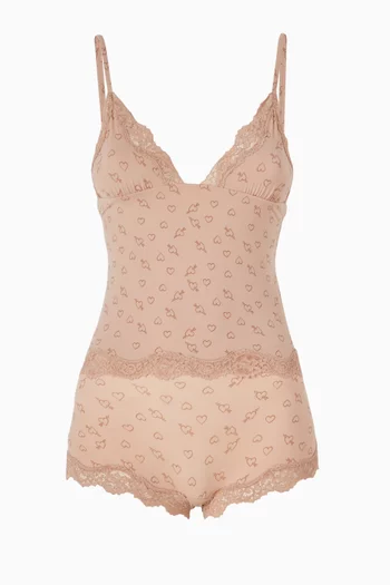 Fits Everybody Lace Cami & Boyshort Set