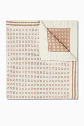 بطانية منسوجة بتصميم بوجهين