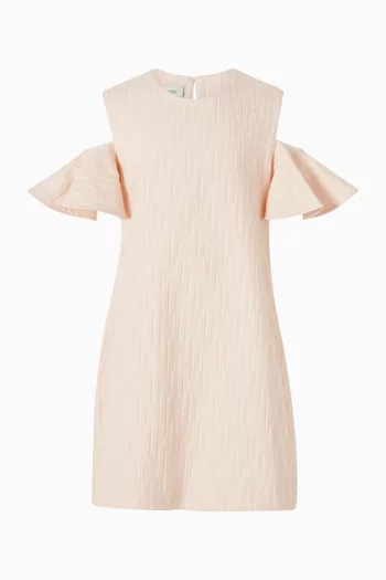 FF Cold-shoulder Dress in Cotton