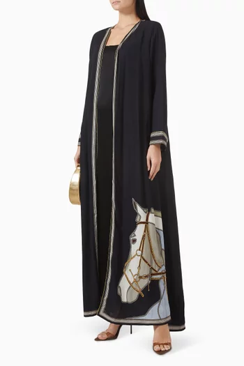 Printed Abaya
