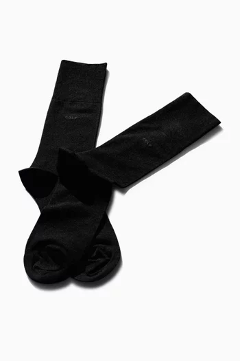 Mid-length Socks, Set of 10