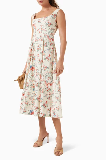 فستان بيستيلو موسكيتا قطن بوبلين