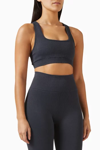 حمالة صدر رياضية جيد بدون حياكة وتصميم رياضي في الخلف