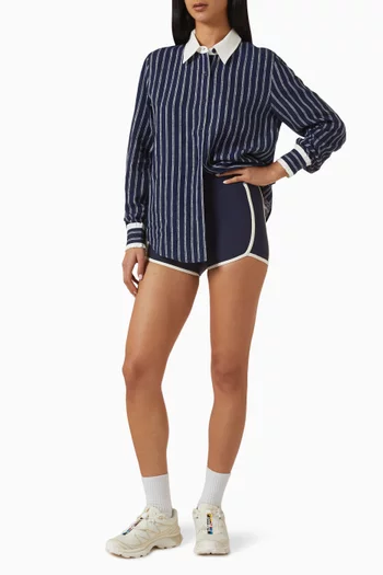 Belize Bobbi Collared Shirt in Linen-blend