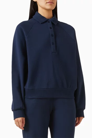 Collared Elle Polo Shirt in Cotton