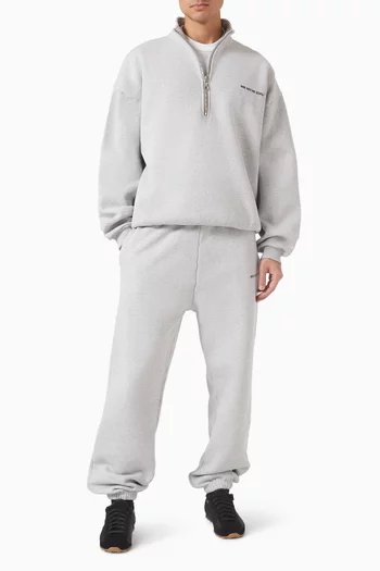 Uniform Quarter Zip Sweatshirt in Cotton