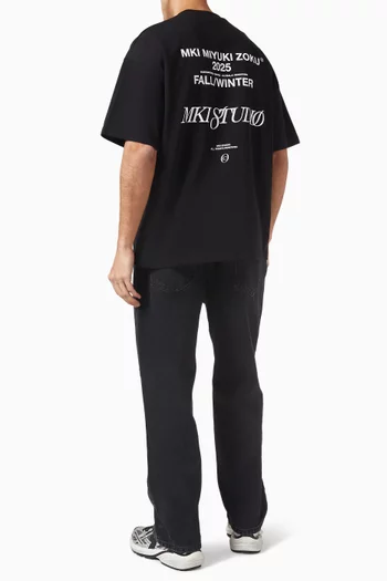 Script T‑shirt in Cotton