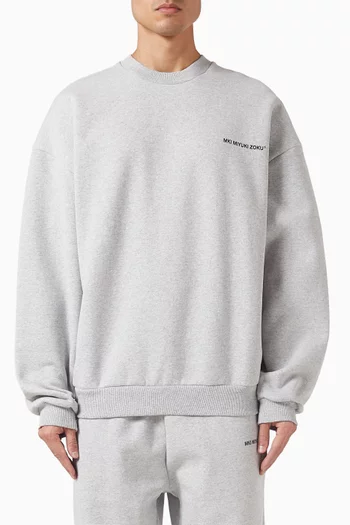 Uniform Crewneck Sweatshirt in Cotton-blend