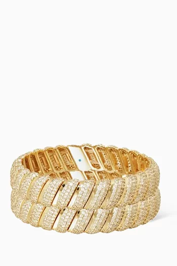 سوار ذا بيج كوبرا نحاس مطلي ذهب