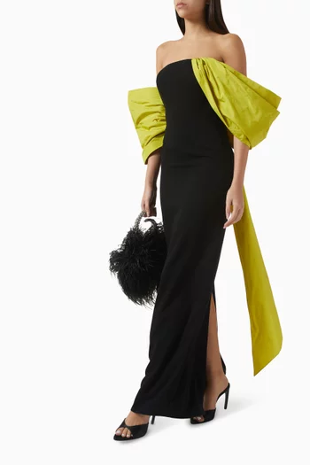 Butterfly Draped Gown