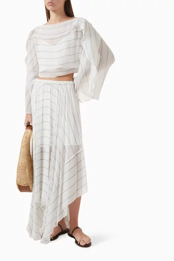 Capri Kimono Top in Silk