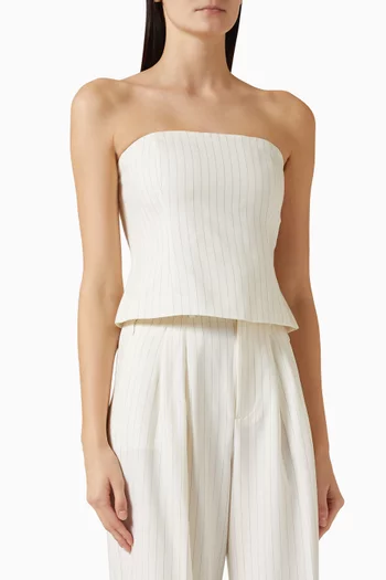 Essential Suiting Strapless Top
