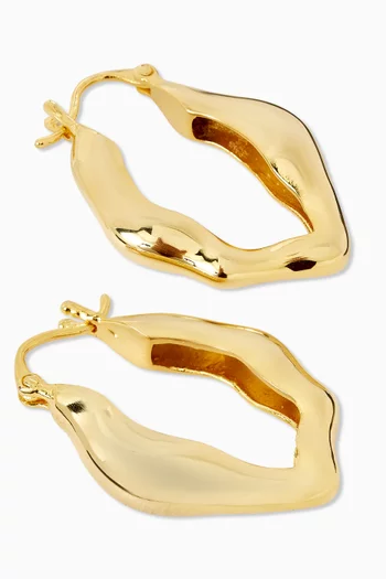 B.O Alegra Earrings in 24kt Gold-plated Metal