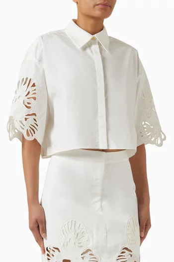 Blairhall Crop Shirt in Cotton