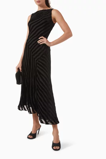 فستان رومي متوسط الطول