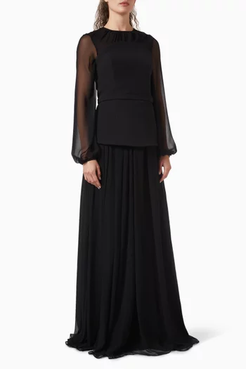 فستان فينلي بتصميم جرس