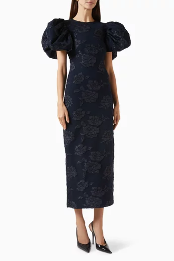 Midi Dress in Jacquard