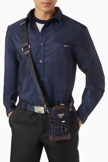 Speedrock Smartphone Case in Re-Nylon & Leather