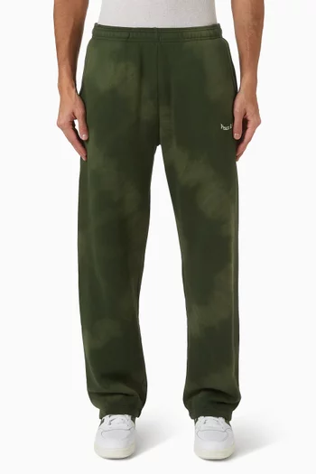 Wordmark Tie-dye Sweatpants in Cotton