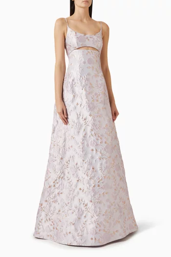 Jacinda Gown in Jacquard