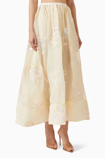 Valentina Maxi Skirt in Chiffon