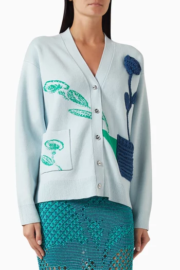 كارديغان سيكويا مزيج قطن عضوي