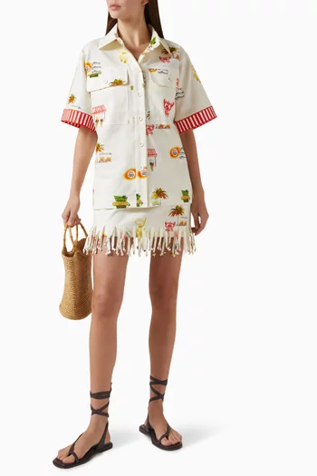 قميص ألتو بنقشة