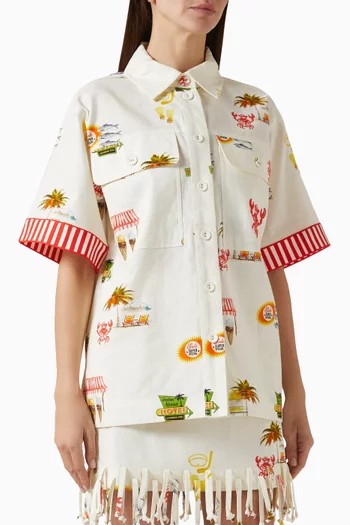 قميص ألتو بنقشة