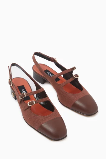 Abricot 20 Slingback Pumps in Canvas