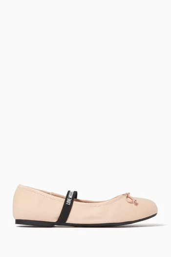 Ballet Love Ballerina Flats in Leather