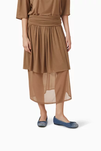 Ballet Love Ballerina Flats in Denim