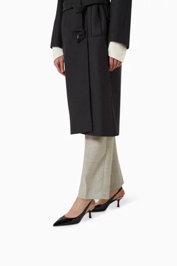 Golden Spoiler 55 Slingback Pumps in Patent Leather