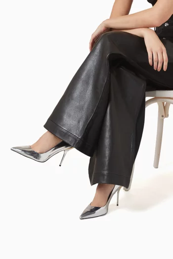 Golden Spolier 95 Slingback Pumps in Patent Leather