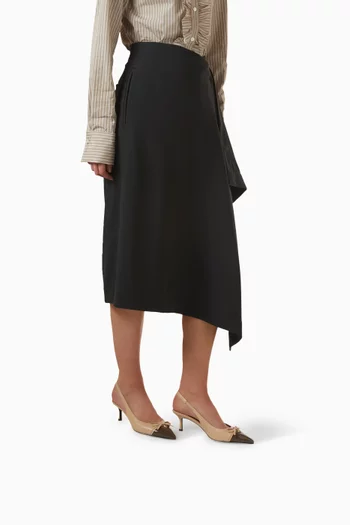 Lady Bow Slingback Pumps in Soft Leather