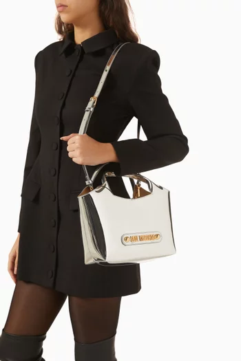 حقيبة يد ميني جلد صناعي لامع