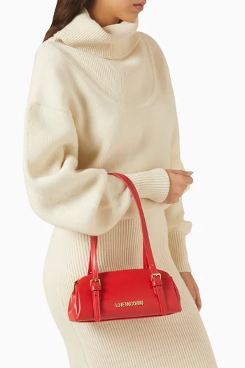 Smart Daily Shoulder Bag in Faux Leather