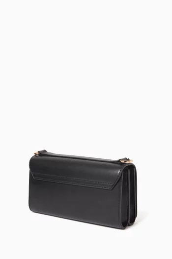 Small Smart Daily Shoulder Bag in Faux Leather