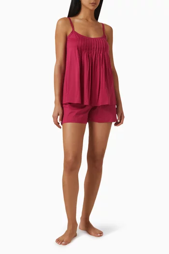 طقم بيجاما بلوزة وشورت