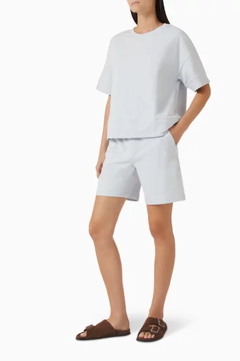 Elastic-waist Shorts